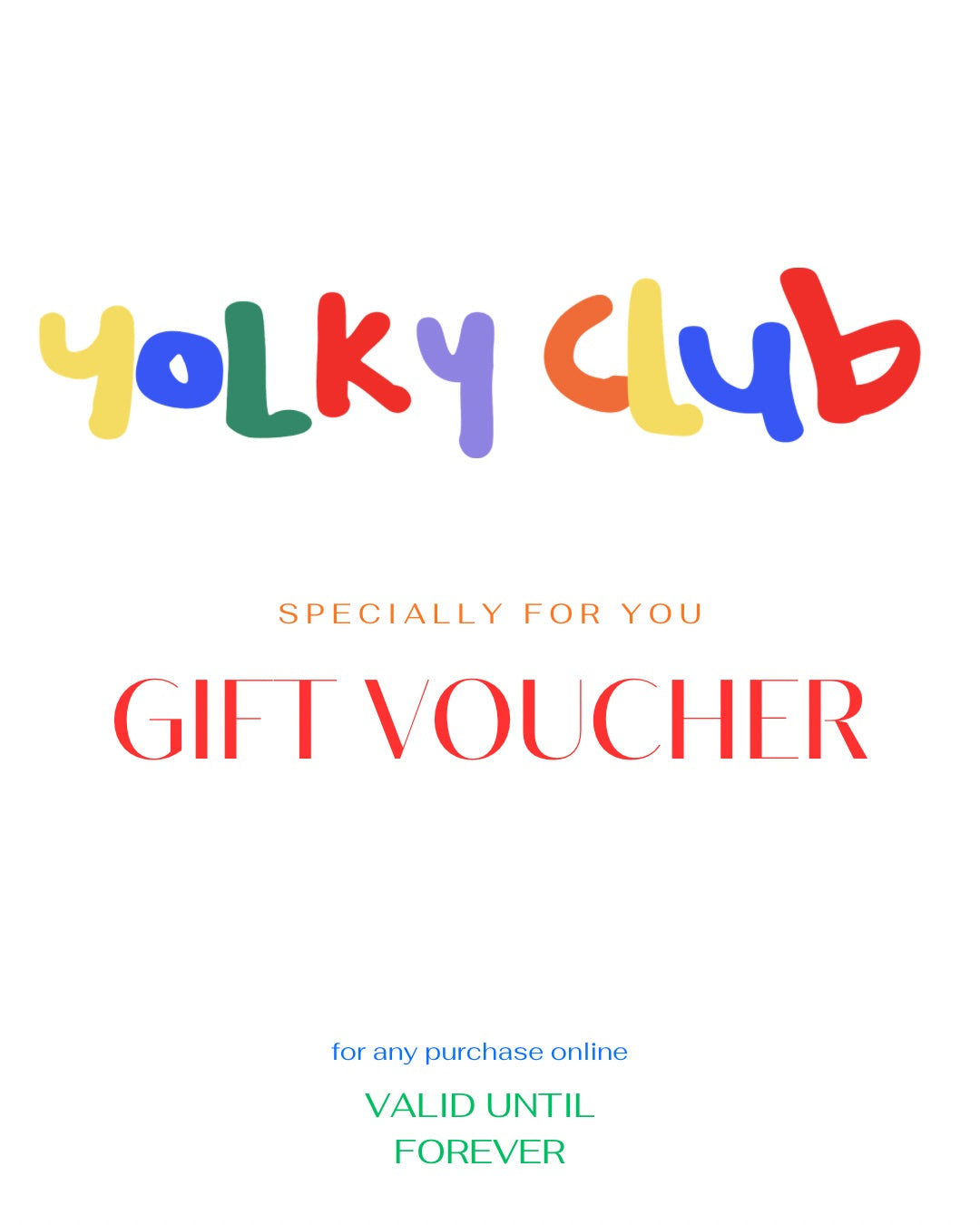 Yolky Club Gift Card